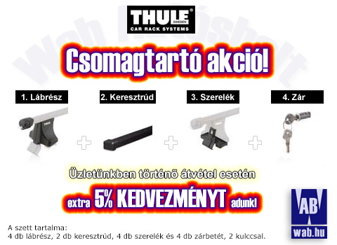 Thule tetőcsomagtartó
