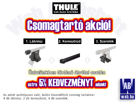 Thule csomagtartó szett