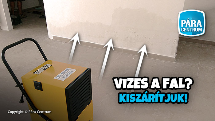 Vizes falak szárítása