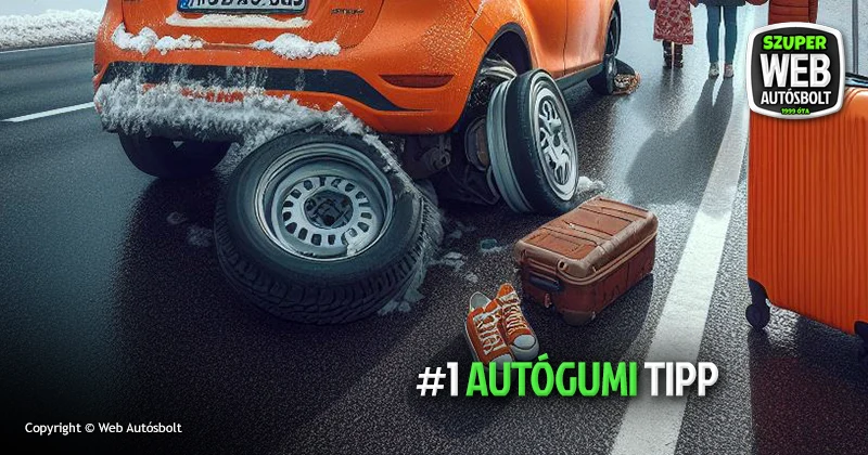 autógumi tipp kerékcsere defekt