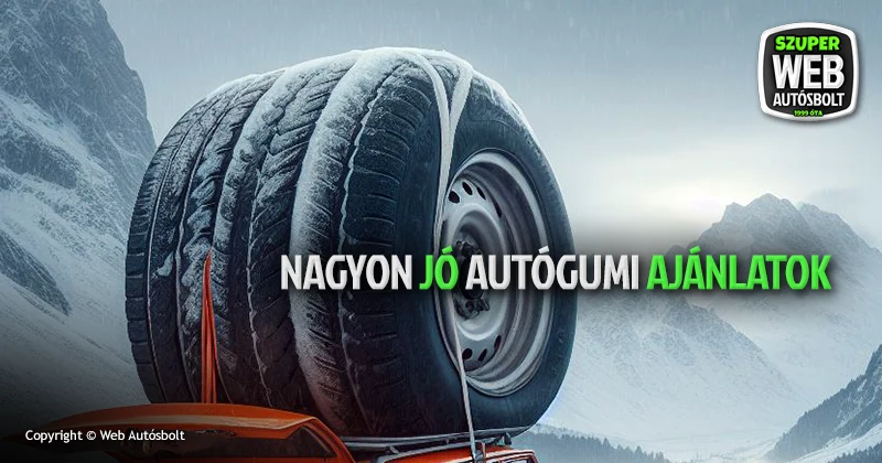 Jó áras autógumik